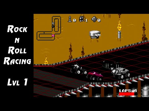 Видео: Rock n Roll Racing - Прохождение | Lvl 1 | Sega Genesis