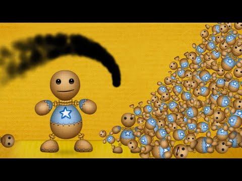 Видео: Монстр против АНТИСТРЕССА #90 Клоны Kick the Buddy в экспериментах Кида на крутилкины