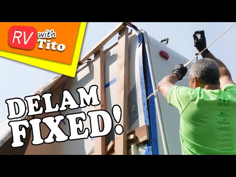 Видео: Советы по ремонту расслоения кузова автодома // Как это сделать