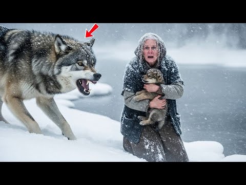 Видео: Старуха спасла волчонка — и тогда его мать совершила невозможное