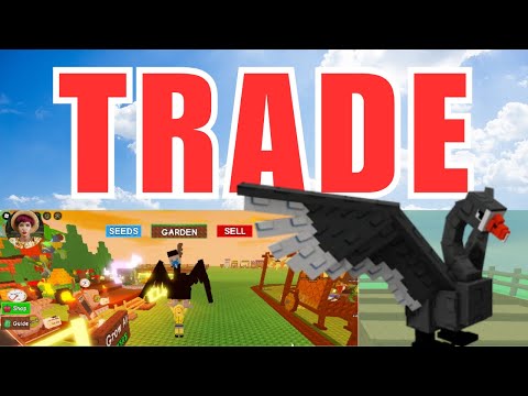 Видео: Обмен моего перевернутого лебедя в Grow A Garden | Roblox