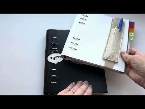 Видео: Filofax Clipbook - два мои ежедневника на кольцах, которые я использовала для учёбы