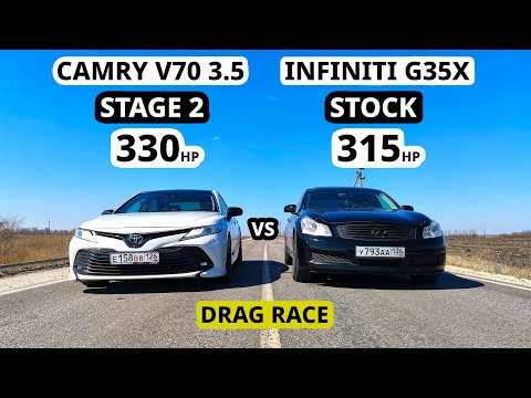 Видео: НОВАЯ CAMRY 3.5 на ЧИПЕ vs INFINITI G35X ГОНКА. AUDI A6 3.0 TDI vs SEAT FREETRACK 2.0T