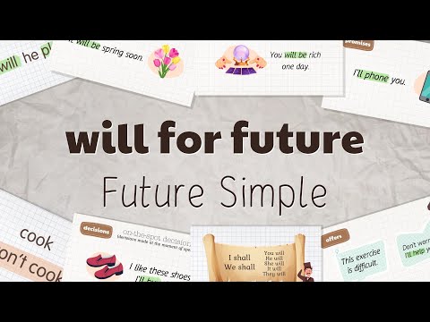 Видео: Future Simple / Will for future в англійській мові / Як утворювати та вживати правильно