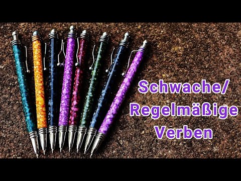 Видео: Спрежение на правилните немски глаголи | Konjugation der schwachen/ regelmäßigen Verben (A1, A2)