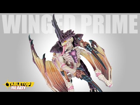 Видео: Как покрасить флот-улей «Левиафан» Тиранид Вингед Прайм