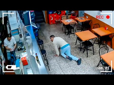 Видео: 50 Невероятных Моментов, Снятых на Камеры Наблюдения