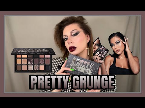 Видео: HUDA BEAUTY PRETTY GRUNGE PALETTE | обзор палетки