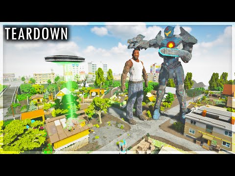 Видео: ГИГАНТСКИЙ МЕХ ПРОТИВ ОГРОМНОГО СИДЖЕЯ ПРОТИВ НЛО В КУКУЕВКЕ! TEARDOWN