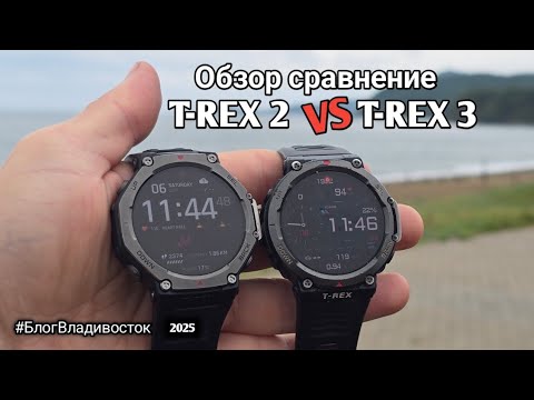 Видео: T-REX 2 VS T-REX 3 Обзор сравнение двух лучших трекинговых часов с али экспресс. #БлогВладивосток 