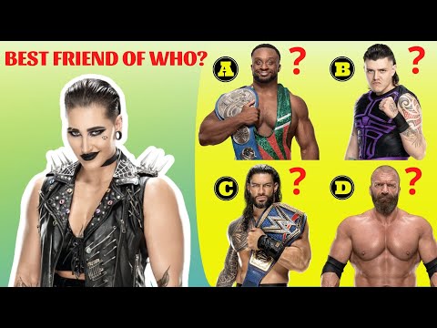 Видео: Сможете угадать «НАСТОЯЩИХ ЛУЧШИХ ДРУЗЕЙ» суперзвезд WWE?