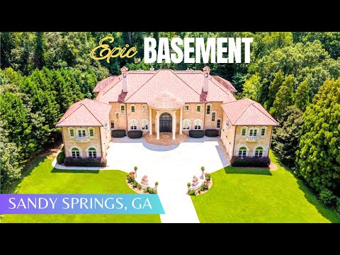 Видео: Дом площадью 19 000 кв. футов с бальным залом, баром и гостиной + 10 спальнями на участке площадь...