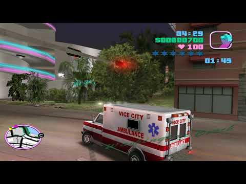 Видео: Прохождение  ГТА Vice City 1 сюжетная Миссия В начале  + 1 дополнительная миссия медика на Оушен Бич