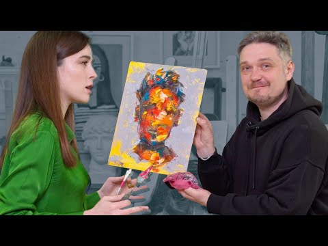 Видео: ПИШЕМ СТИЛЬНЫЙ ПОРТРЕТ МАСТИХИНОМ