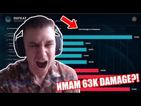 Видео: ИМАМ 63K DAMAGE, А МОИТЕ СА БИЛИ AFK?!