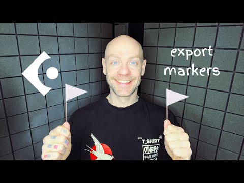 Видео: экспорт маркеров (export markers)