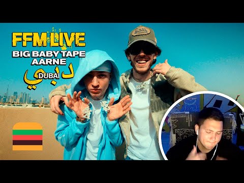 Видео: РЕАКЦИЯ НА ! FFM Live: Big Baby Tape & Aarne | Dubai Special