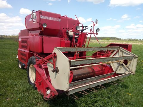 Видео: комбайн зерновой Sampo 360 (310.40.410.460)