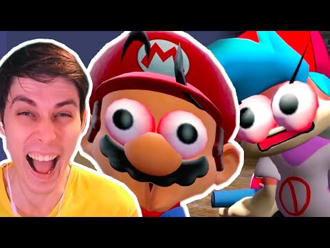 Видео: ОР ВЫШЕ ГОР ! МАРИО В FRIDAY NIGHT FUNKIN! - SMG4: If Mario Was In.... Friday Night Funkin - Реакция