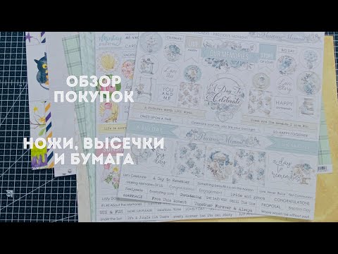 Видео: Обзор покупок / Из магазина Бумажный кораблик / скрапбукинг