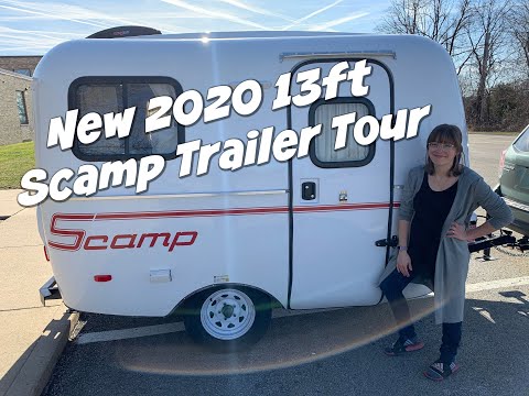 Видео: Новый тур на 13-футовом прицепе Scamp 2020 года