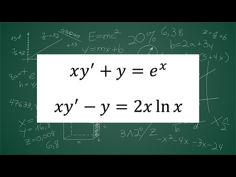 Видео: Бірінші ретті сызықтық дифференциалдық теңдеу