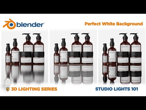 Видео: Как создать идеальную фотографию товаров на белом фоне (Blender Lighting 101 Series)