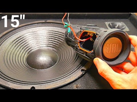 Видео: ПРОЕКТ JBL Charge 4 VS ЭСТРАДКА 15" САМОДЕЛЬНАЯ КОЛОНКА