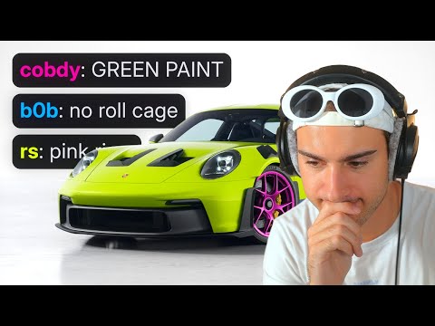 Видео: Я позволяю чату Twitch НАСТРОИТЬ GT3 RS