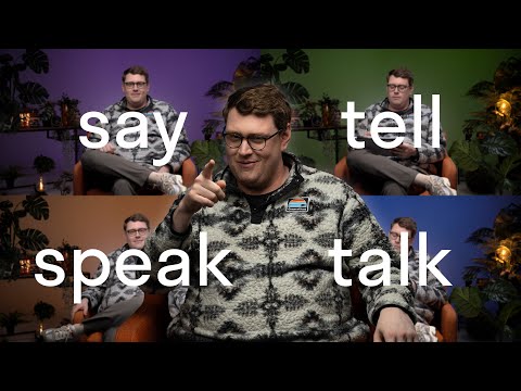 Видео: ХВАТИТ ИХ ПУТАТЬ | Разница между Say, Speak, Talk, Tell | Шпаргалка и бонус-игра от Дэни из Skyeng 🤫