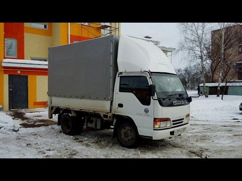 Видео: Спойлер - обтекатель на грузовик Isuzu Elf Перевозчик 31