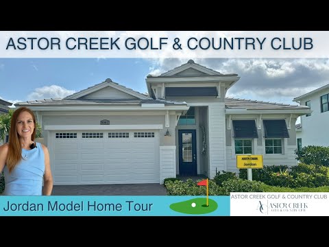 Видео: Роскошный новый дом на побережье, гольф-клуб Astor Creek Golf & Country Club | Kolter Homes, Порт...
