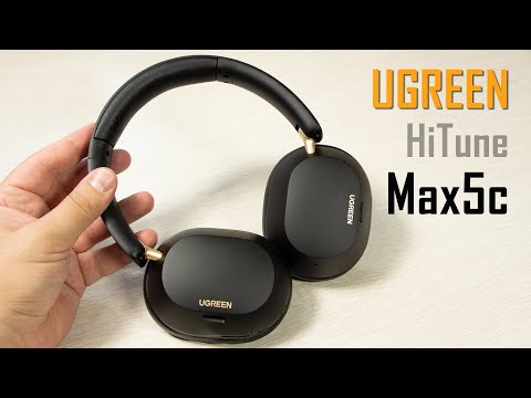 Видео: UGREEN HiTune Max5c - бездротові навушники з ANC, реальними басами. Огляд навушників з Bluetooth 5.4