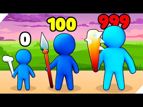 Видео: ЭВОЛЮЦИЯ ПИЩЕРНЫХ ВОИНОВ! King of Warriors