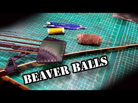 Видео: Глушитель для тетивы традиционного лука - Beaver Balls Install