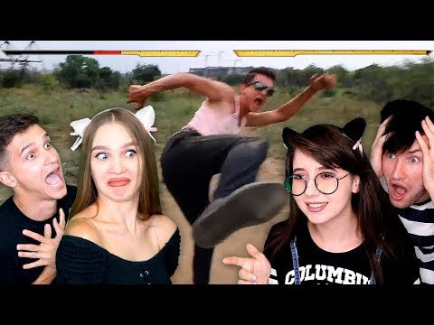 Видео: Реакция девушек на Mortal Kombat В РЕАЛЬНОЙ ЖИЗНИ 2 серия