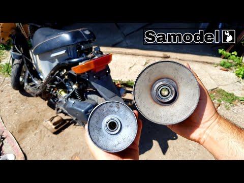 Видео: Большие шкивы Honda Dio 18 Overrange Oversize