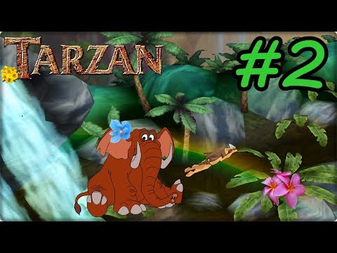 Видео: Прохождение Disney's Tarzan (Ps 1) - #2 Слоновий волосок