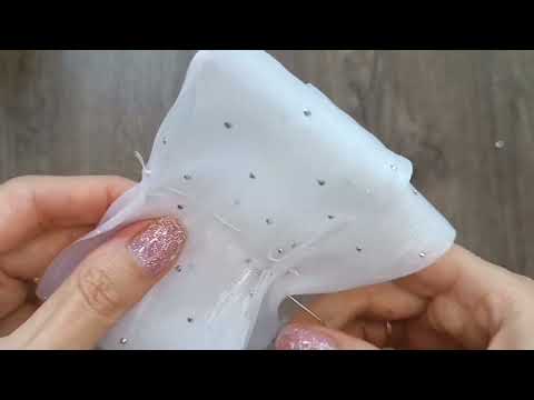 Видео: Как сделать воздушный зимний бантик. Красивый бантик за 5 минут.Распаковка материалов для бантиков.