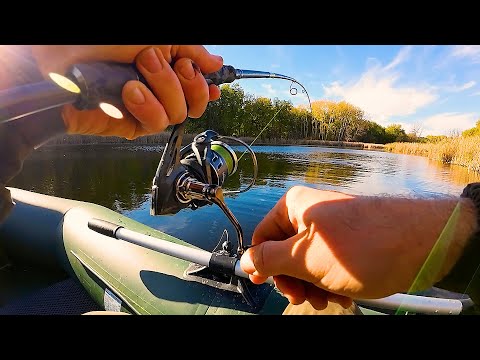 Видео: ВОТ ЭТО Я РАЗВЕДАЛ ВОДОЕМ! Не ожидал что клюнет такая рыба! Рыбалка на спиннинг 2025!