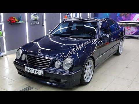 Видео: Этот МЕРСЕДЕС ПОКОРЯЕТ СЕРДЦА даже БУМЕРОВОДОВ !!! MERCEDES W210 BRABUS после ДЕТЕЙЛИНГА.