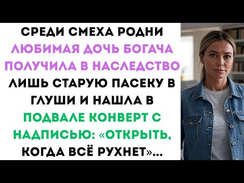 Видео: Среди смеха родни любимая дочь богача получила в наследство лишь старую пасеку...