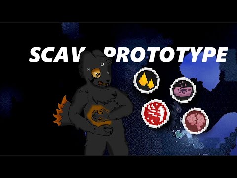 Видео: Странный симулятор спускания в шахту (и фурри) Scav Prototype. Странно, но весело.