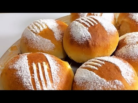 Видео: Булочки с вареньем. Булочки с начинкой #булочкисначинкой #булочкидомашние #булочкикакпух