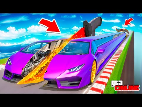 Видео: РАСПИЛИЛ САМУЮ ДЛИННУЮ ЛАМБУ РАСКАЛЕННЫМ НОЖОМ В GTA 5! НОЖИКИ-РЕЖИКИ! ЭКСПЕРИМЕНТЫ ГТА 5