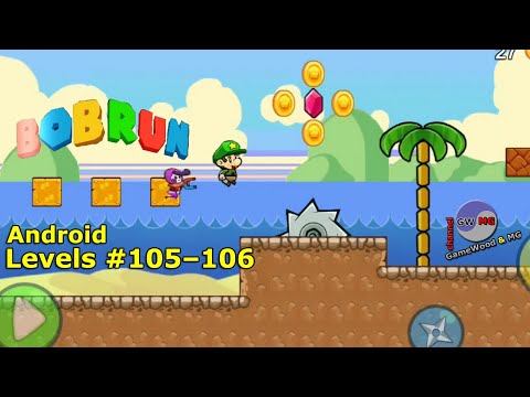 Видео: Levels 105–106. Прохождение игры Bob Run: Adventure Run Game на Android