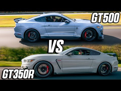 Видео: Какой современный MUSTANG ЛУЧШИЙ? Сравнение Shelby GT350R и GT500!