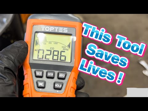 Видео: ВСЕГДА соблюдайте меры безопасности! Детектор угарного газа TOPTES CT-300!