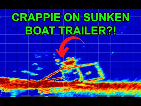 Видео: Ловля краппи на заброшенном затонувшем лодочном прицепе! Середина октября, Техас, ограничение на ...