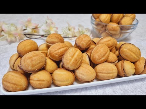 Видео: Орешки с ШОКОЛАДНОЙ НАЧИНКОЙ на нежном,песочном, тесте.